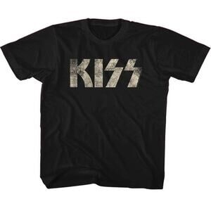 Kiss Logo Black T Shirt